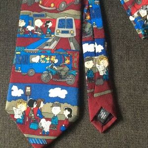 PEANUTS SNOOPY SILK TIE